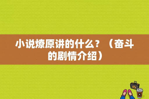 小说燎原讲的什么？（奋斗的剧情介绍）