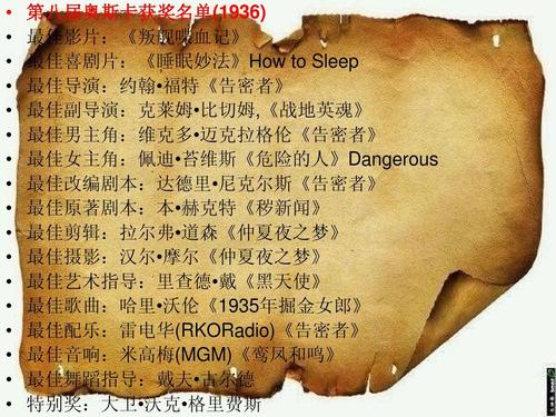 历届奥斯卡获奖名单?(历年奥斯卡获奖导演)
