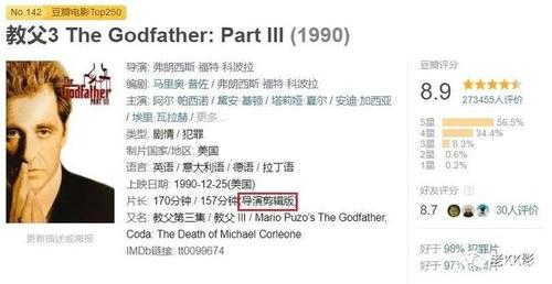 电影的“剧场版”和“ 导演剪辑版”有什么区别和意义?