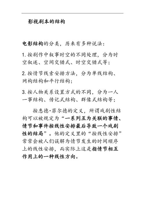 电影剧本的学术名称?