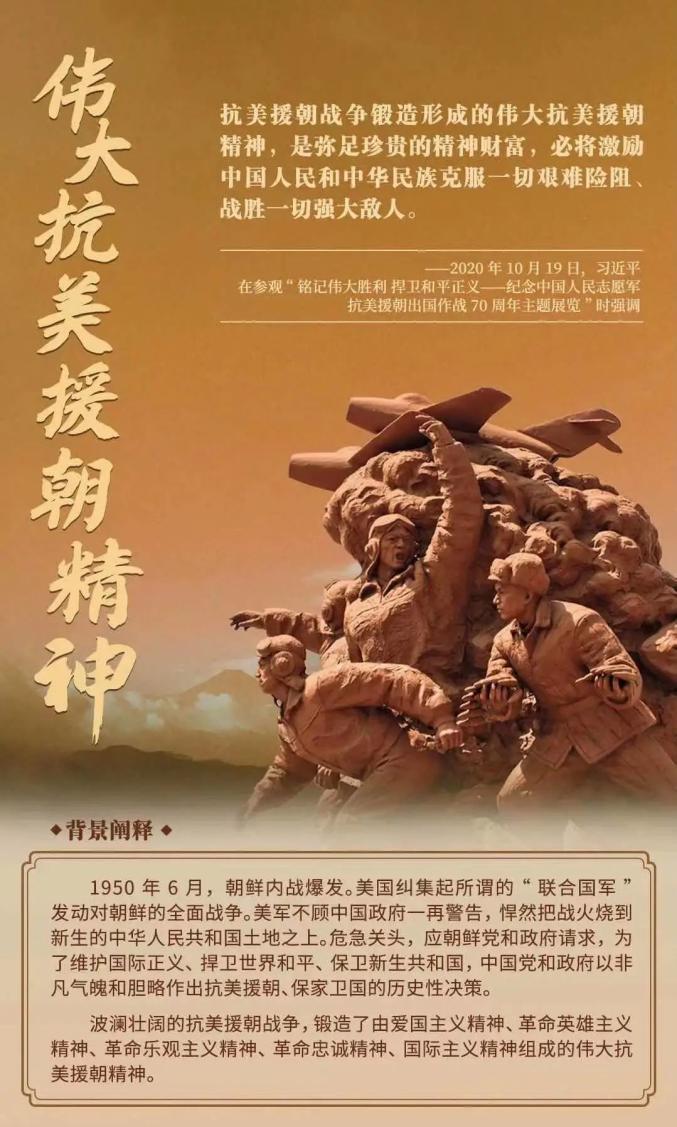 以抗美援朝精神为题材的是?