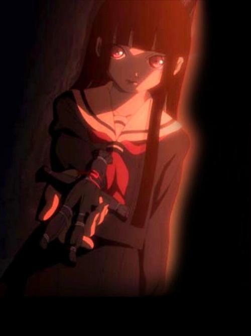地狱少女第一部最后阎魔爱想杀了柴田一,违反?