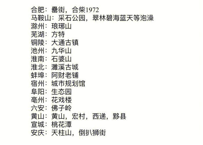 从合肥出发去哪些旅游景点玩三四天比较划算，大概五六个人？丫山迷歌歌词是什么意思？ 