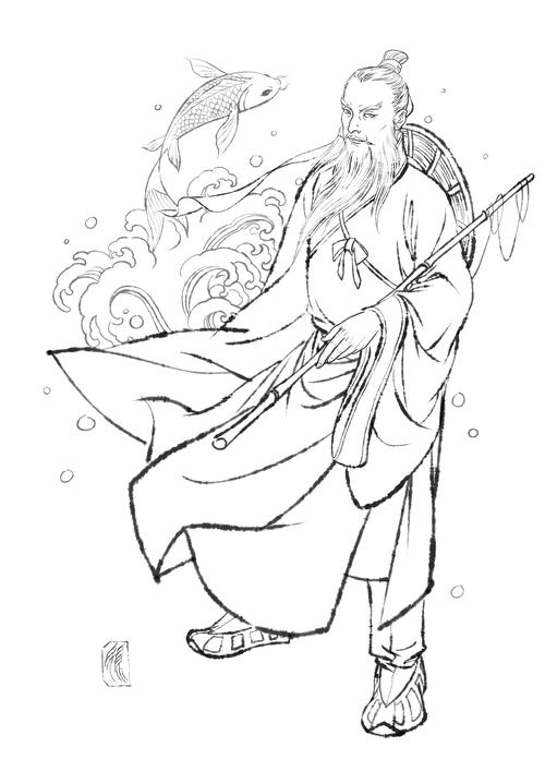 姜子牙画像谁画的?(李炜 导演)