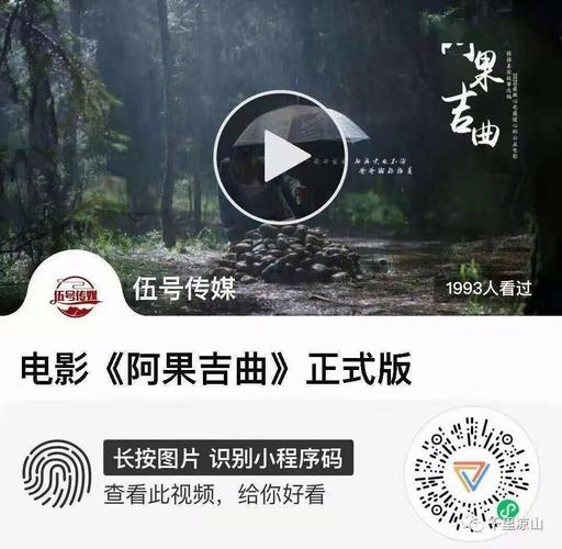 阿果吉曲的电影是哪一部？（马成成导演作品）