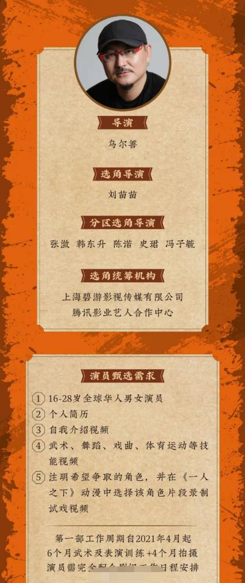 一人之下选角怎么参加?(导演电影学校选角)