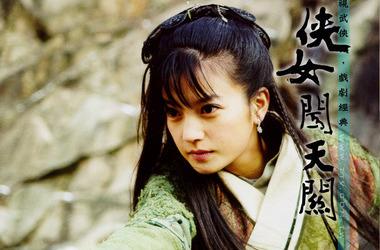 求以一部电视剧，里面有一个人物叫，死心眼，主角是一位侠女，坏人是国师和他妻子，为了争夺一个人参精？（灵山侠侣分集剧情介绍）