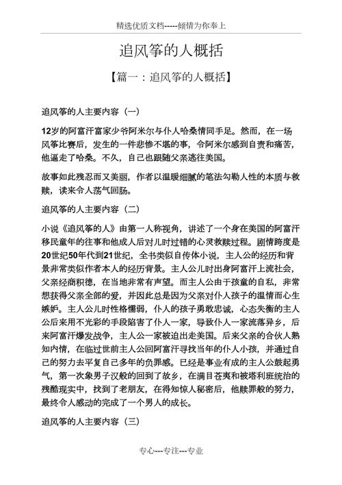 《追风筝的人》具体内容简介？（肮脏的谎言剧情介绍）