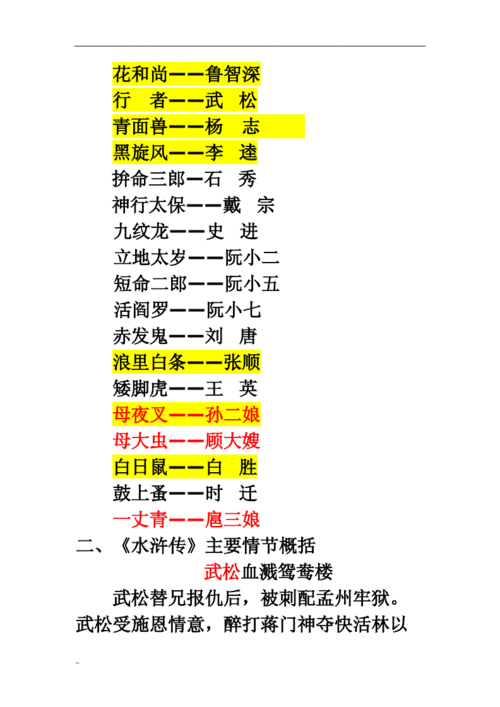 水浒传剧情解析？（水浒传的剧情介绍）