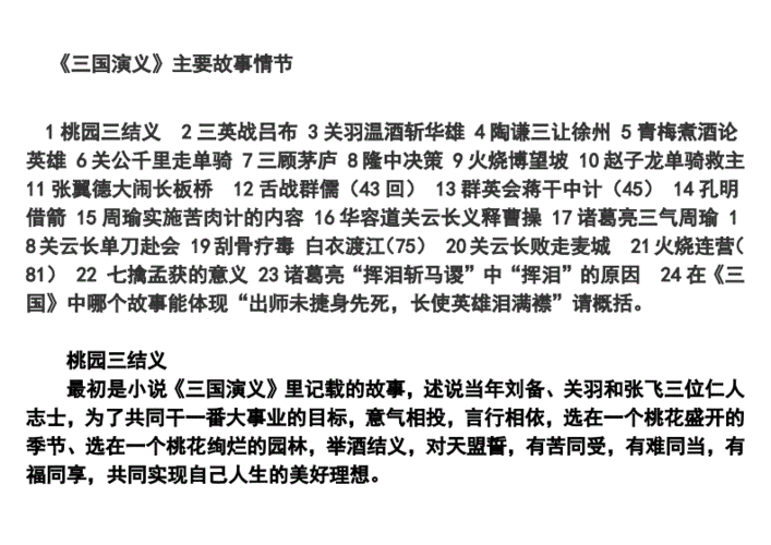 三国演义120回各回的故事梗概?(三国演义老版全集剧情介绍)