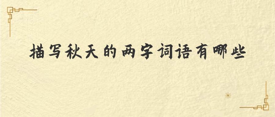 描写秋天的声音有哪些词语?(秋日天空 剧情介绍)
